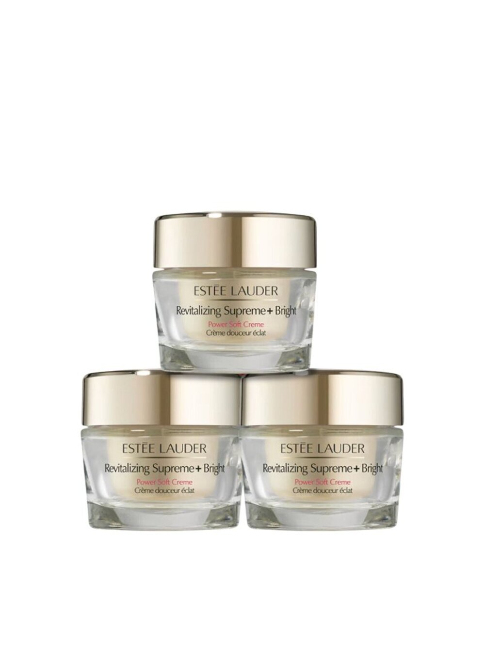 3 Estée Lauder Revitalizing Supreme + Bright Power Soft Creme 0.5 oz/15ml